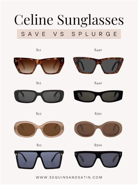 11 Trendy Celine Sunglasses Dupes From !! 